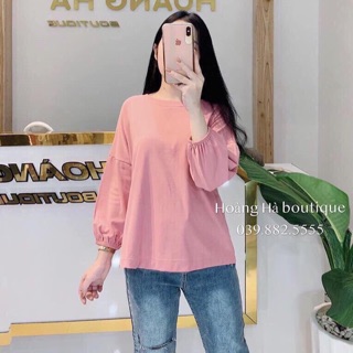 Áo thun nỉ da cá