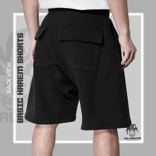Local brand [The Laughter] Basic Harem Shorts - Quần Short Basic Đũng Thụng Hip Hop