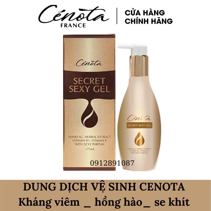 Dung Dịch Vệ Sinh Phụ Nữ Cenota Secret Sexy Gel 175ml_ Làm Hồng Và Se Khít Vùng Kín