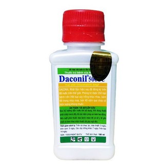 DACONIL 500SC chai 100ml - Thuốc đặc trị sương mai, thán thư, đớm lá, phấn trắng, đạo ôn trên cây trồng