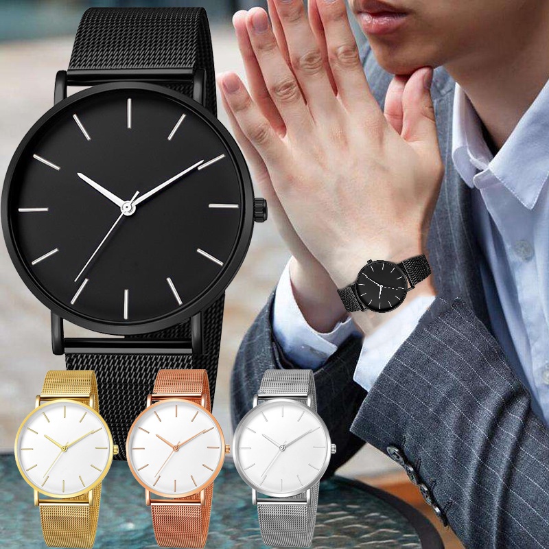 Đồng Hồ Crrju 678G Dây Thép Không Gỉ Thời Trang Nam Unisex