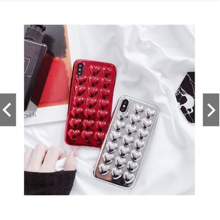 Ốp iphone - Ốp lưng Buble ( Tim nổi bóng ) - cho iphone 6 6s 6Plus 6sPlus 7Plus 8Plus X