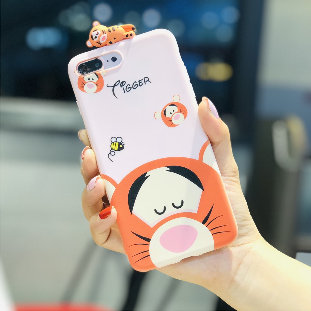 [ IPHONE ] Ốp Lưng Silicon Pooh & Tiger - B083 | BigBuy360 - bigbuy360.vn