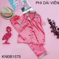 Bộ phi lụa tay ngắn - quần dài phối siêu đẹp
