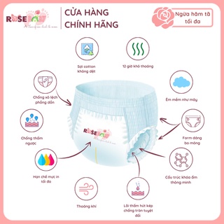 Thùng Bỉm Dán ROSE BABY Size S (168 miếng)