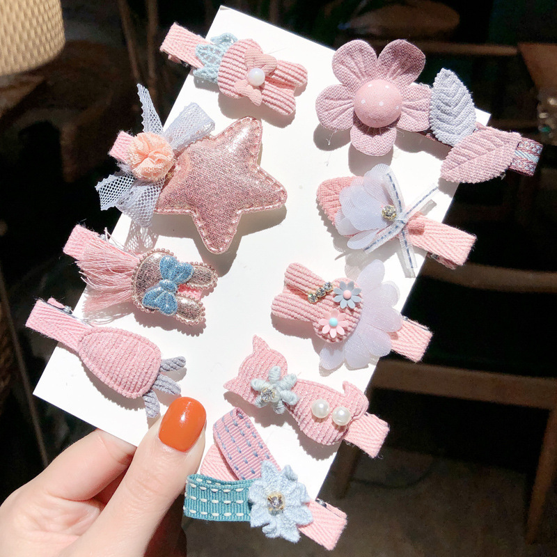 Kẹp tóc công chúa phong cách Hàn Quốc cho bé gái