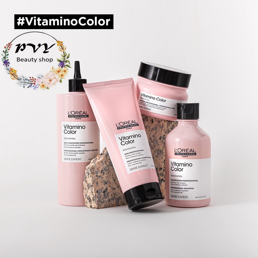 GỘI XẢ HẤP Dành Cho Tóc Nhuộm Serie Expert Vitamino Color, chống oxy hóa, không bay màu, giúp bền mầu,chắc khỏe,mềm mại