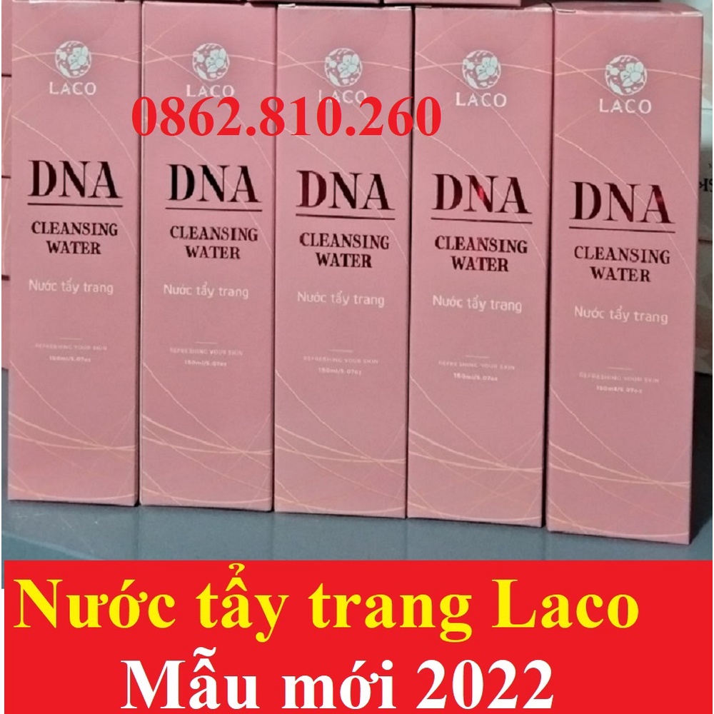NƯỚC TẨY TRANG DNA MAROSA CLEANSING WATER LACO, dùng cho mọi loại da làm sạch sâu, dưỡng ẩm giúp da sáng trắng