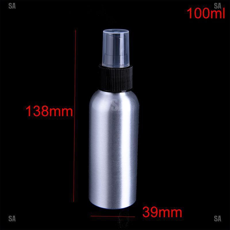 (hàng Mới Về) Bình Xịt Nước Làm Tóc Bằng Nhôm 1x30 / 50 / 100ml | BigBuy360 - bigbuy360.vn