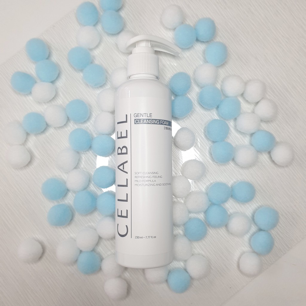 Sữa rửa mặt tạo bọt - Gentle Cleansing Foam (230ml)- CELLABEL- phân phối độc quyền