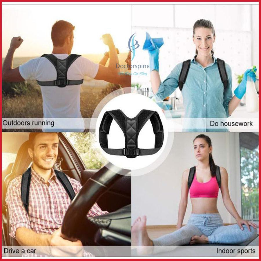 Đai chống gù lưng nam nữ Posture corrector - Cải thiện thoái hóa,thoát vị