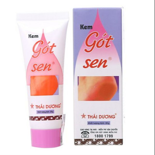 Kem trị nứt gót chân Gót Sen Thái Dương type 20g