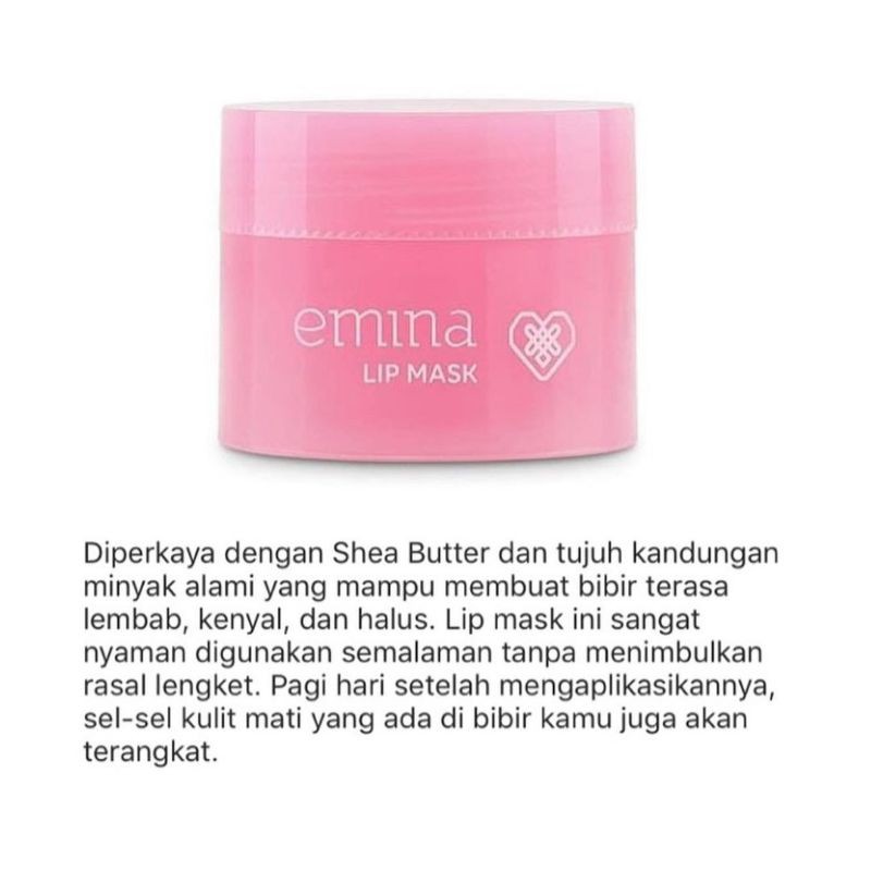 (hàng Mới Về) Mặt Nạ Môi Emina Chất Lượng Cao | BigBuy360 - bigbuy360.vn