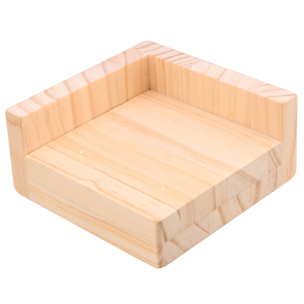 Tấm lót chân đồ nội thất bằng gỗ rắn hình chữ L Tăng chiều cao thêm 3/5/8CM hỗ trợ chân giường