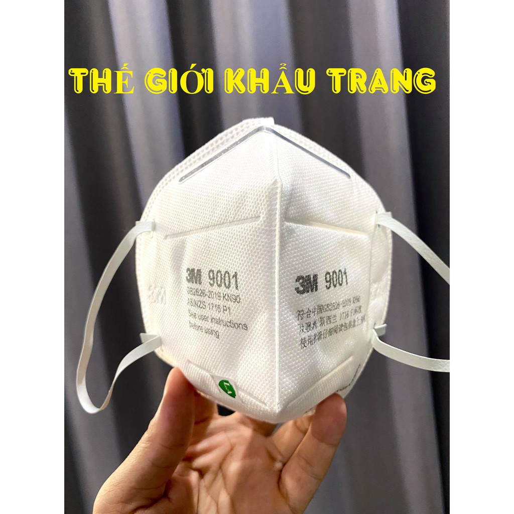Khẩu trang 3M 9001, chống bụi mịn PM2.5, hàng chính hãng
