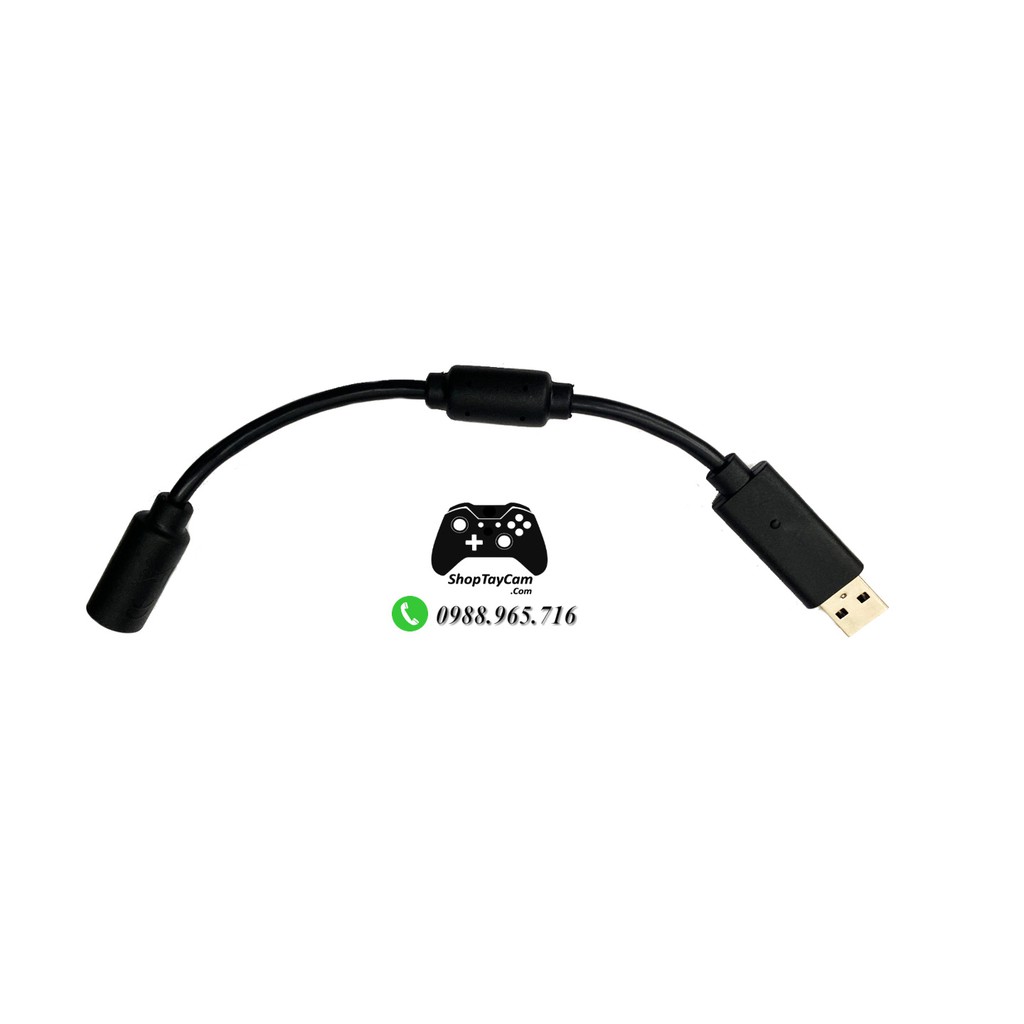 Dây Cáp Chuyển USB Cho Tay Cầm Chơi Game Xbox 360 Có Dây Hàng XỊN | Cáp Chấu Nối Xbox 360 Cho PC Laptop