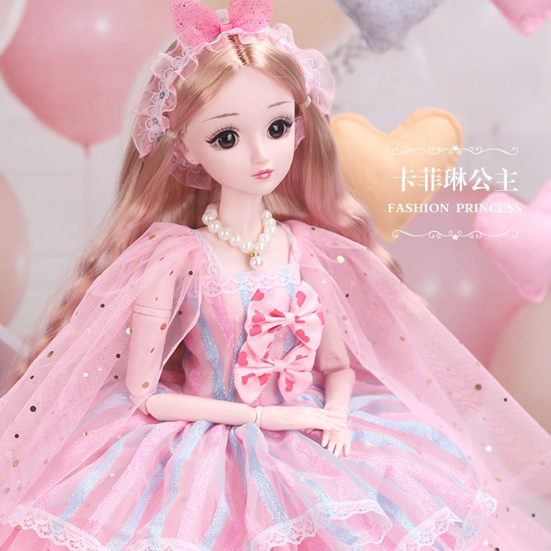 Búp Bê Công Chúa Barbie Cỡ Lớn 60cm Thiết Kế Ngọt Ngào Cho Bé Gái