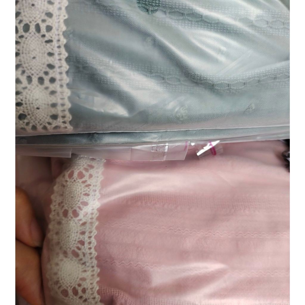 Áo bầu ren ngực thời trang M375 chất đũi hàn freesize từ 45 đến 70kg
