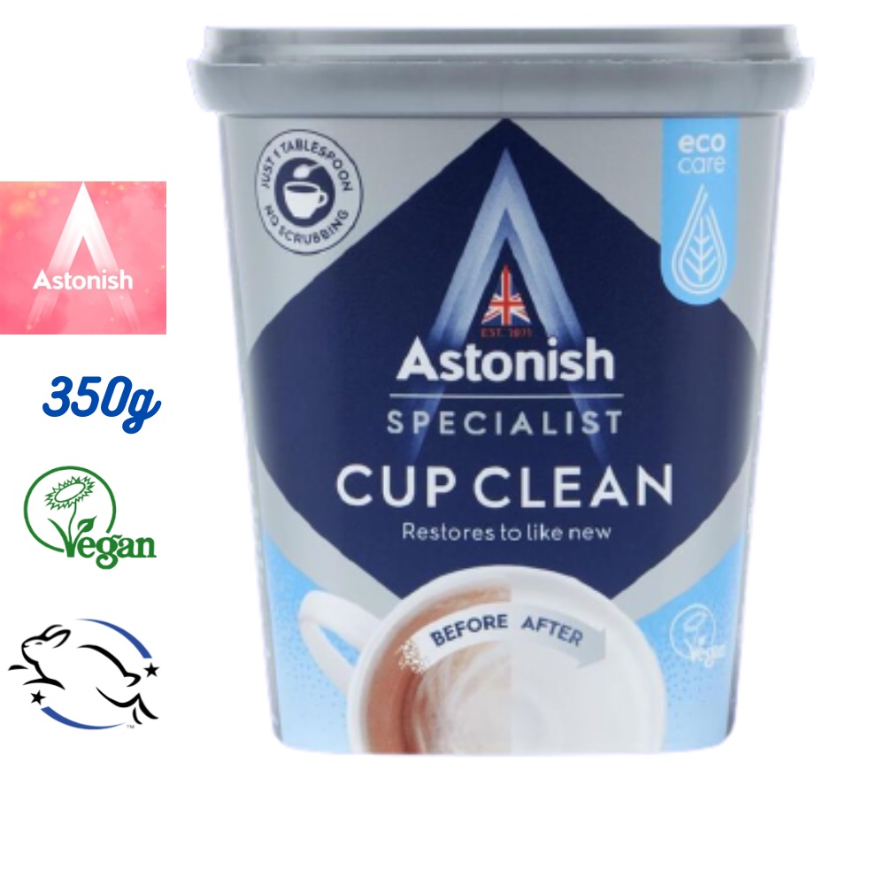 Bột tẩy đa năng cặn cà phê, chè, chén bát Astonish C9630 - 350g