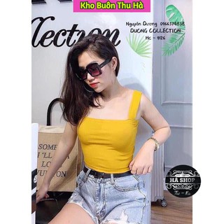 Áo 2 dây bản to chất thun co dãn