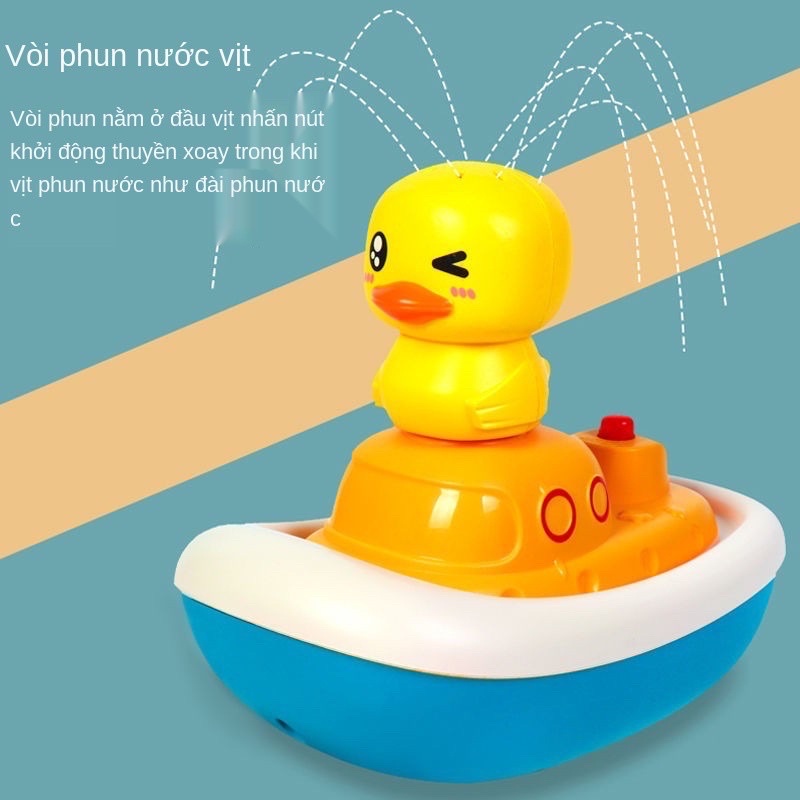 SET Full bộ 3 vịt phun nước kèm vòi sen, đồ chơi nhà tắm - hàng sẵn giao ngay