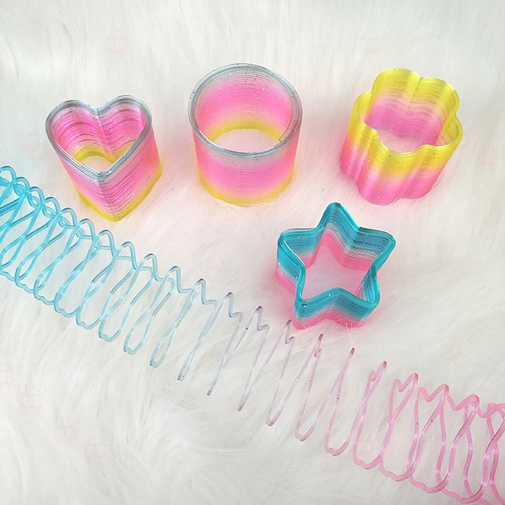 Combo 2 lò xo cầu vồng đồ chơi🌈FREESHIP🚛Có video thật🎥Lò xo cầu vồng đồ chơi nhiều hình cho bé loại nhỏ - Phát Huy Hoàng