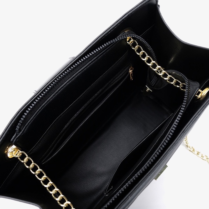 🌸 Hàng Order🌸 Túi Xách Nữ CEEKAY Da Trơn Họa Tiết Lưới Khóa Gài Quai Da Phối Xích Sang Chảnh Nữ Tính 🌸Hàng Quảng Châu