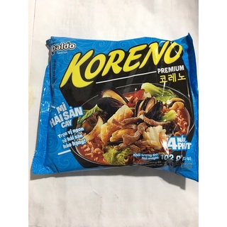 Mì Nấu Koreno Premium Hải Sản Cay Gói 102g