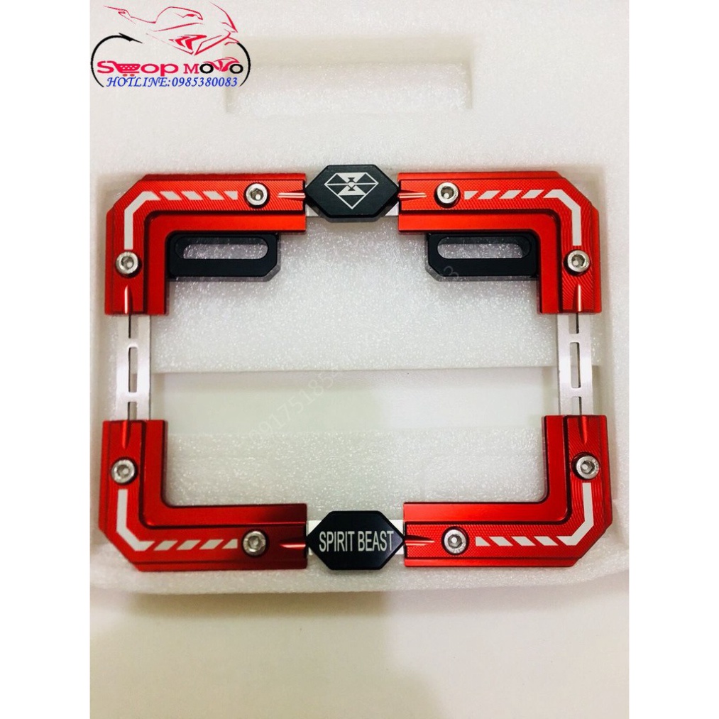 Khung biển số CNC Spirit Beast Ảnh thật Sp