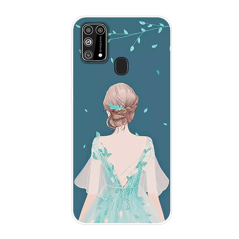 Silicone TPU Soft Case Samsung Galaxy M31 Cartoon Printed Anime Casing For SamsungM31 M 31Back Cover