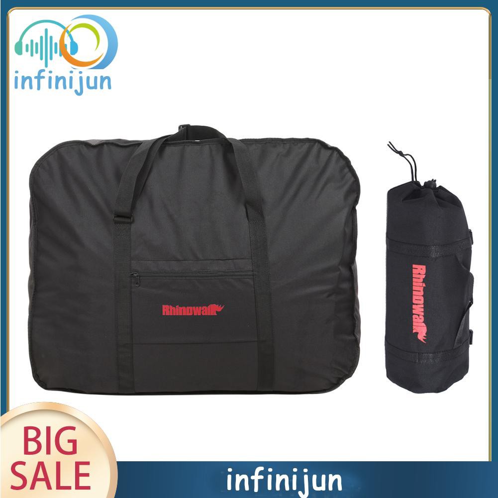 RHINOWALK 20&quot; Big Folding Bike Carrier Carry Packing Bag Foldable Bicycle Transport Bag Waterproof