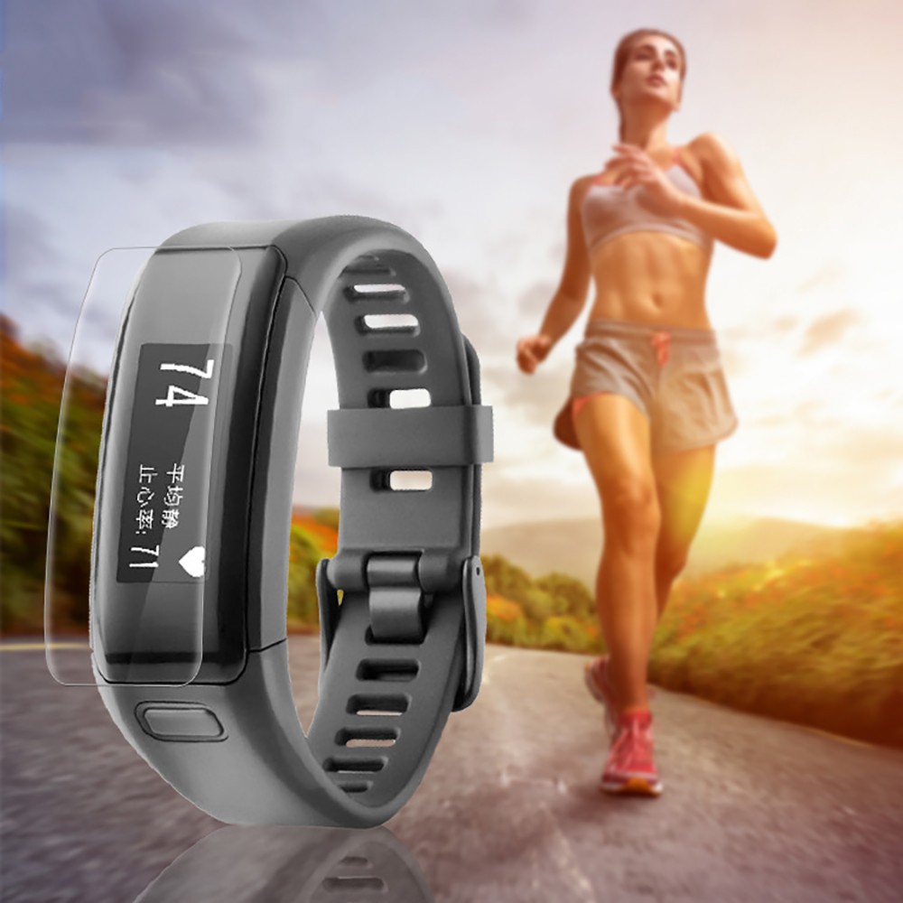 Bảo vệ phim cho Garmin Vivosmart HR / HR + Plus Dây đeo cổ tay thông minh Nắp bảo vệ toàn màn hình Chống sốc TPU mềm Bảo vệ trong suốt