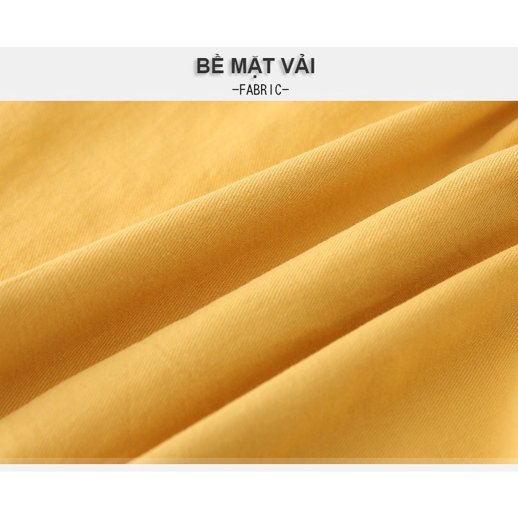 Áo sơ mi bé trai Wapypy chính hãng, áo sơ mi dài tay cổ trụ, chất cotton, phong cách Hàn Quốc cho bé