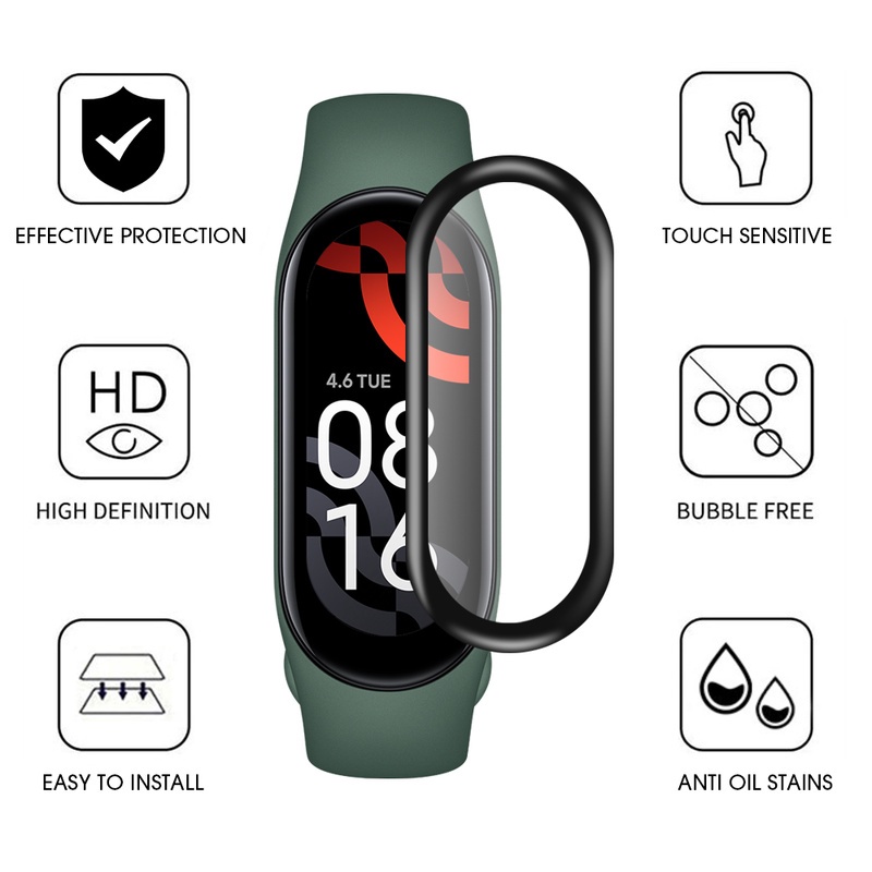 Miếng Dán Bảo Vệ Màn Hình 3D Cho Xiaomi Mi Band 7 7NFC/ Smart Watch Band 7 Series