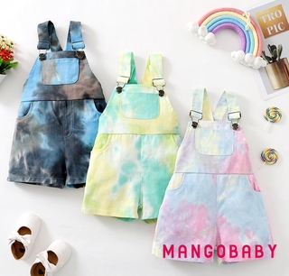 Bộ Áo Liền Quần Vải Jean Đáng Yêu Cho Bé Gái