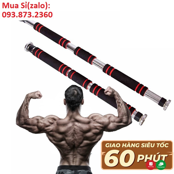 Dụng Cụ Thể Dục Thể Thao Thanh Thanh Tập Xà Đơn Treo Tương Gắn Cửa 62-150cm Phù Hợp Tập Gym Tại Nhà