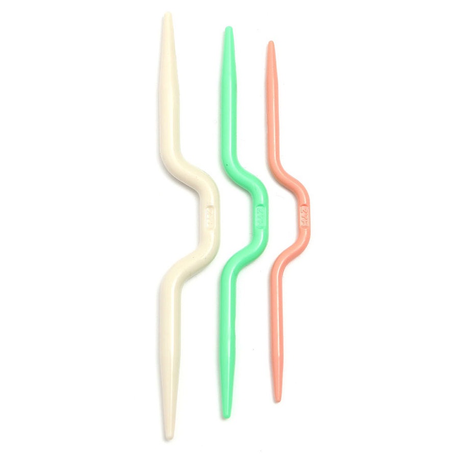 16 Size Crochet Set 57 Pin Đan nhiều màu Crochet Hooks Needle Yarn Tool
