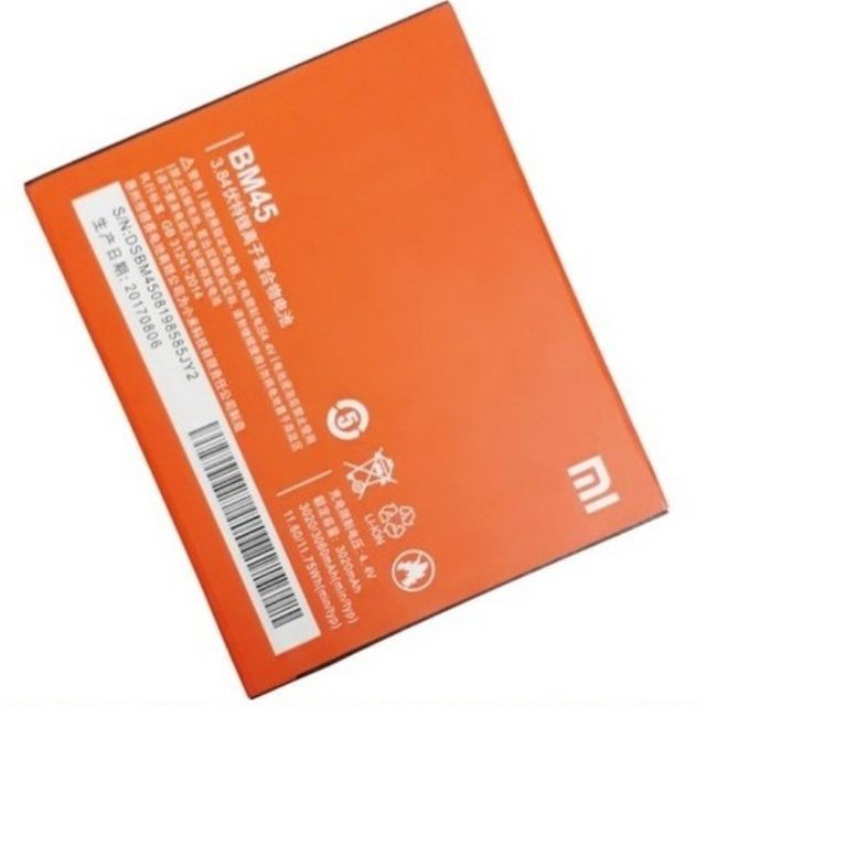 Pin xịn Xiaomi Redmi note 2 BM45 hàng nhập khẩu bảo hành 6 tháng đổi mới