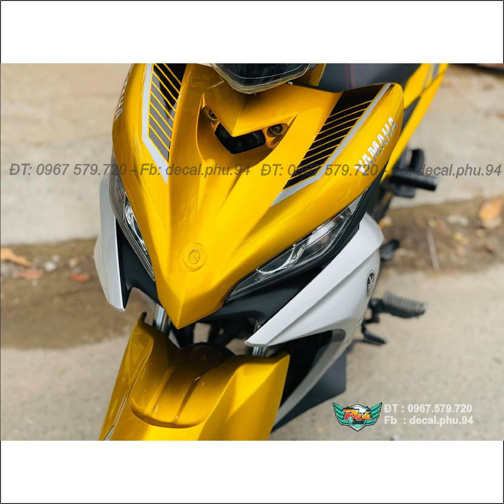 Tem Rời Exciter 135 Mx Vàng bạc Candy (J)