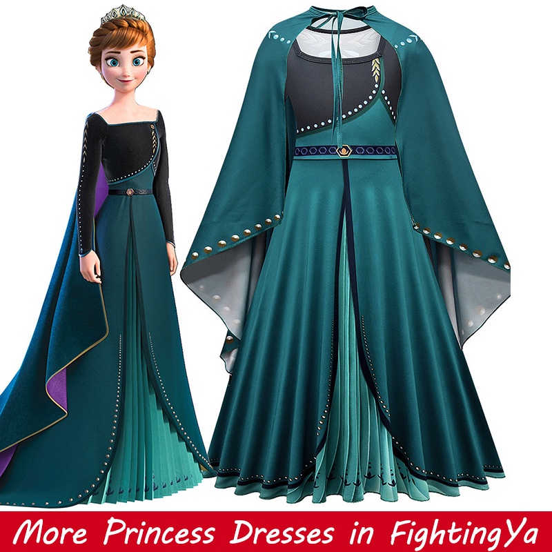Đầm Hóa Trang Công Chúa Anna Elsa Cho Bé Gái