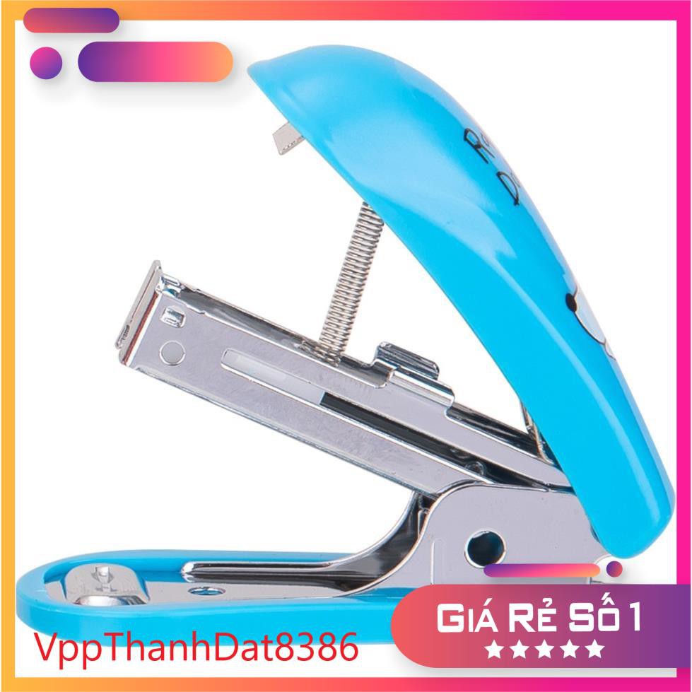 (Sale)  Dập ghim mini Deli , Đính kèm 1000 chiếc ghim 12 trang E0253