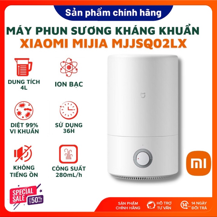Máy phun sương Xiaomi Deerma ,máy tạo độ ẩm,khử trùng ,kháng khuẩn ,dung tích 4L ,tia UV diệt khuẩn 99%-BH 12 Tháng