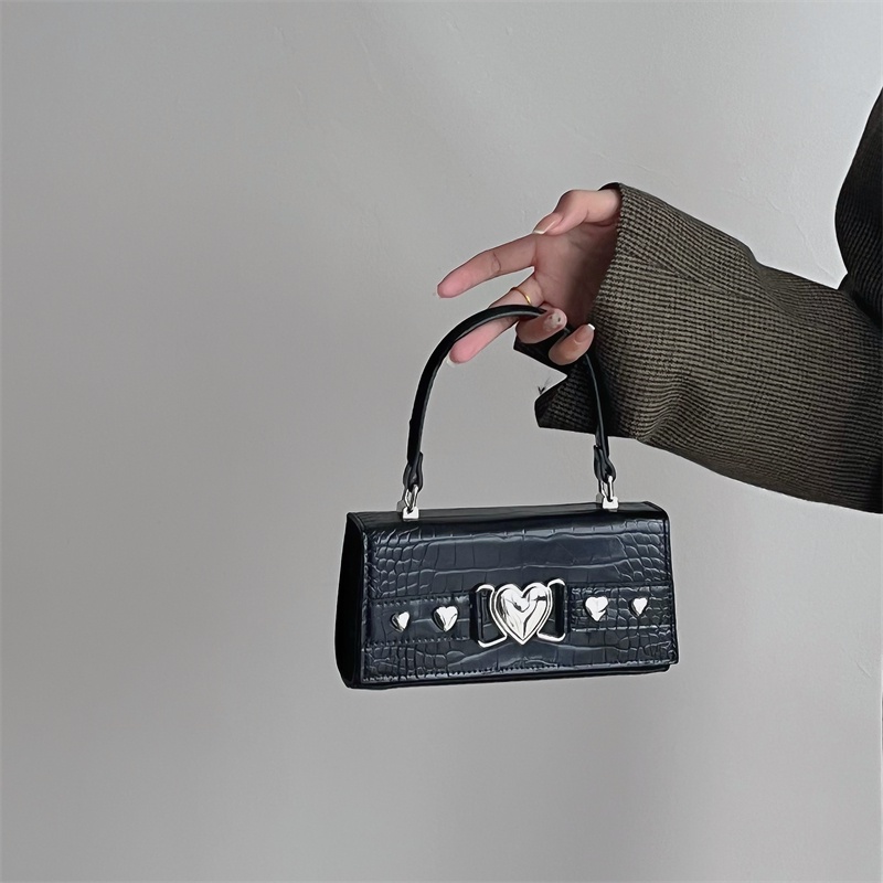 Túi Đeo Chéo Hình Vuông Nhỏ Thiết Kế Độc Đáo Phong Cách Cổ Điển Thời Trang Cho Nữ