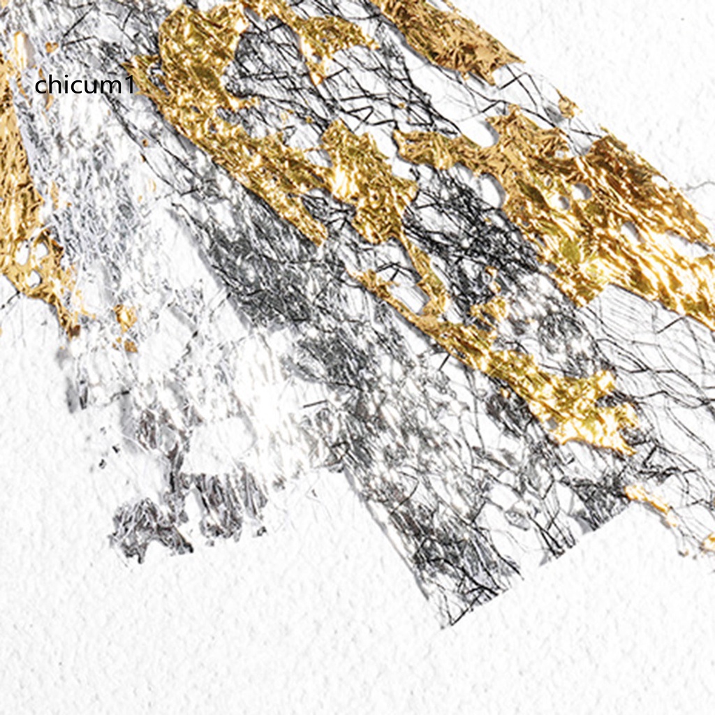 Lưới Lá Vàng Nhiều Màu Trang Trí Móng Tay Cho Nữ