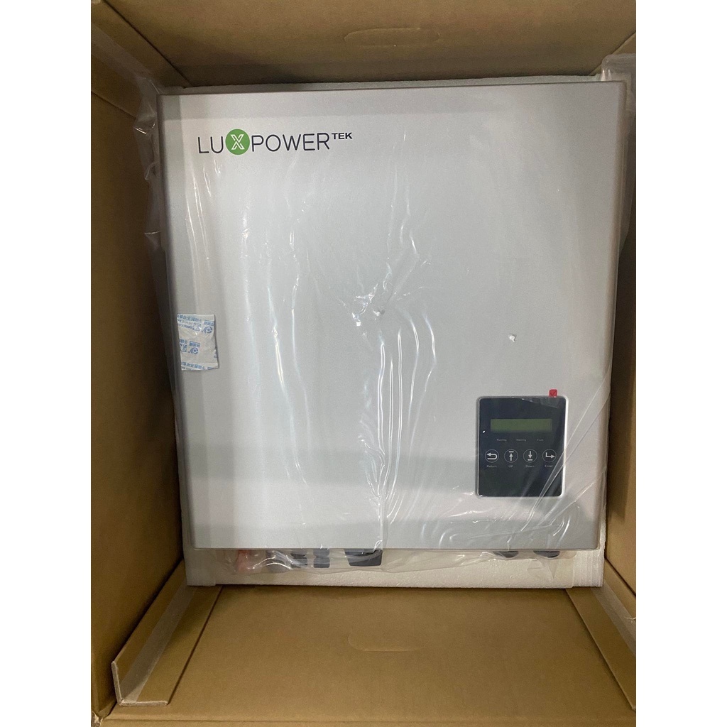 Hòa Lưới và Lưu Trữ Inverter Luxpower 6kw Hybrid, hang chính hãng co,cq đầy đủ, bảo hành 5 năm