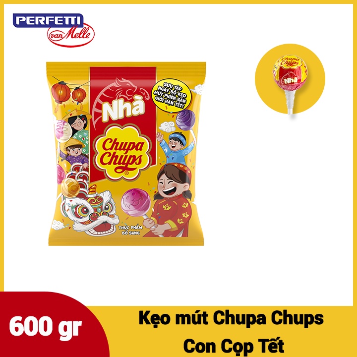 Kẹo mút Chupa Chups Con Cọp Tết - 600gr