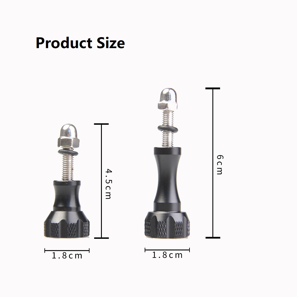 Set 3 Ốc Vít Nhôm CNC Dành Cho Camera Hành Động GoPro Hero 9 8 7 6 5 Black Yi 4K H9 | BigBuy360 - bigbuy360.vn