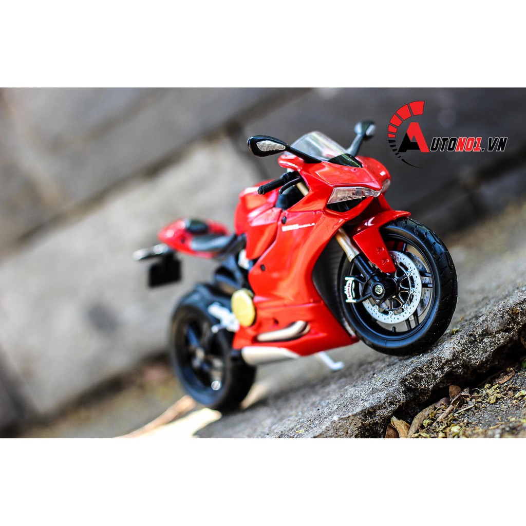 MÔ HÌNH XE DUCATI 1199 PANIGALE 2011 RED 1:12 MAISTO 1199