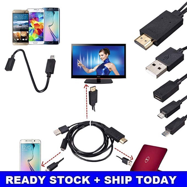 Cáp HDMI chuyên cho TV kỹ thuật số chuẩn cắm 5 Pin và 11 Pin cho các điện thoại Android