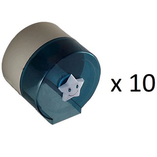 Mua Bộ 10 hộp đựng giấy vệ sinh nhựa ABS gắn tường cao cấp 14cm (cỡ nhỏ)